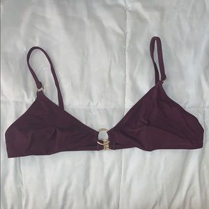 Solid & Striped Bikini Top